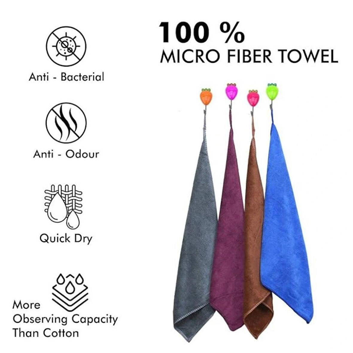 Mikrofiber Cam Temizlik Bezi Havlusu 40x40cm