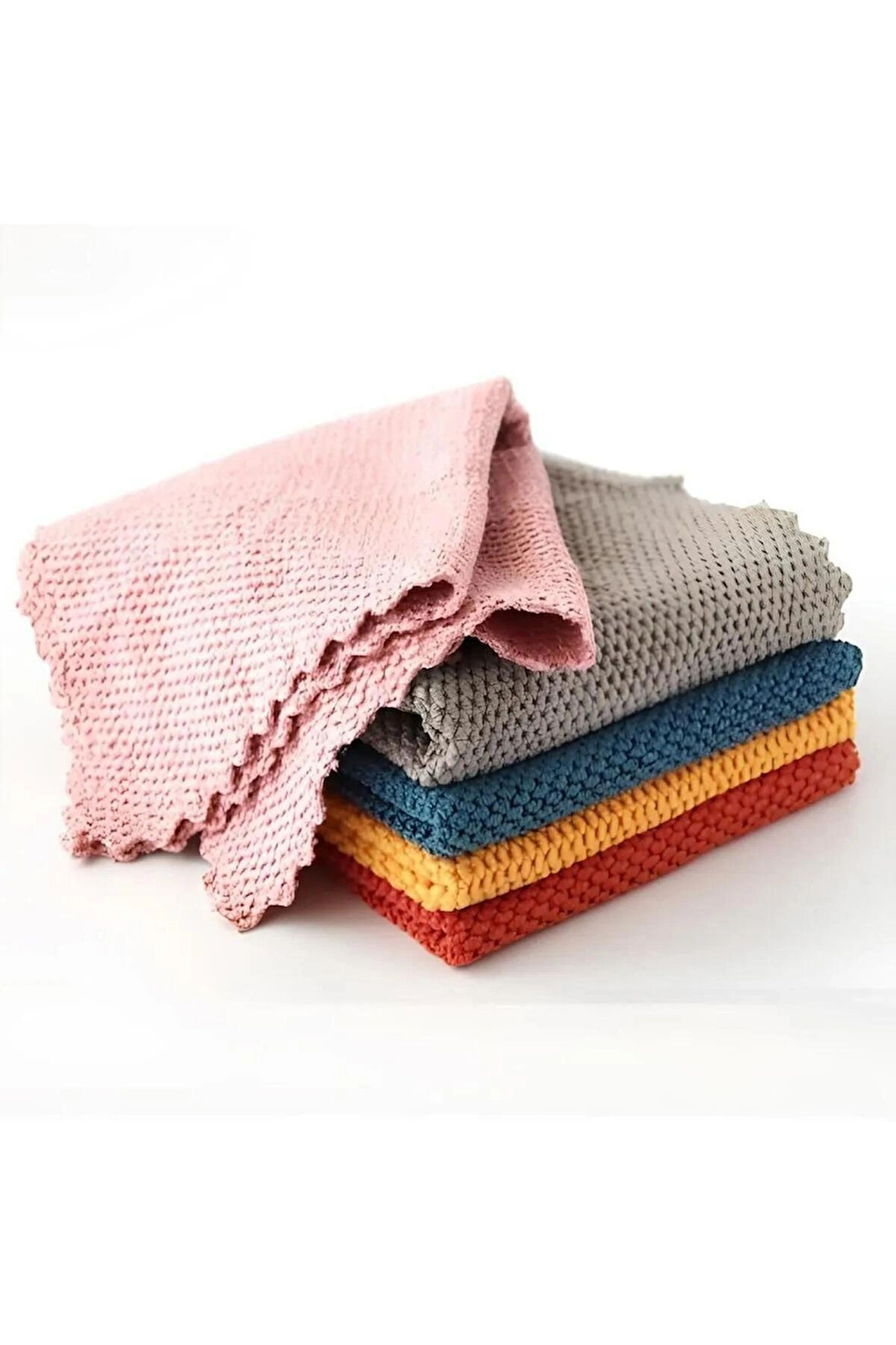 Mikrofiber Cam ve Yüzey İz Bırakmayan Temizlik Bezi (5 Adet)