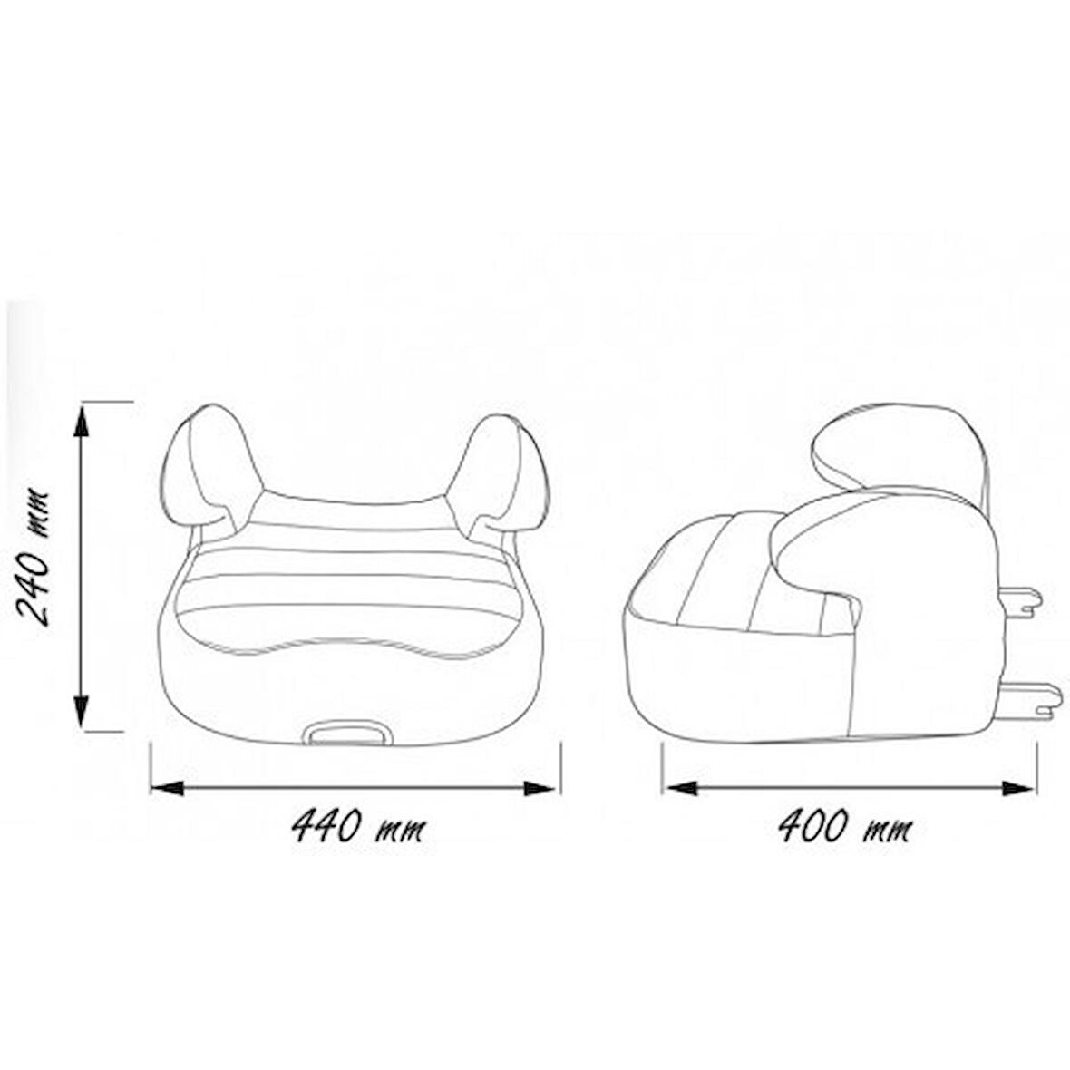 Comfymax Dream 15-36kg Yükseltici / Oto koltuğu - Carmin