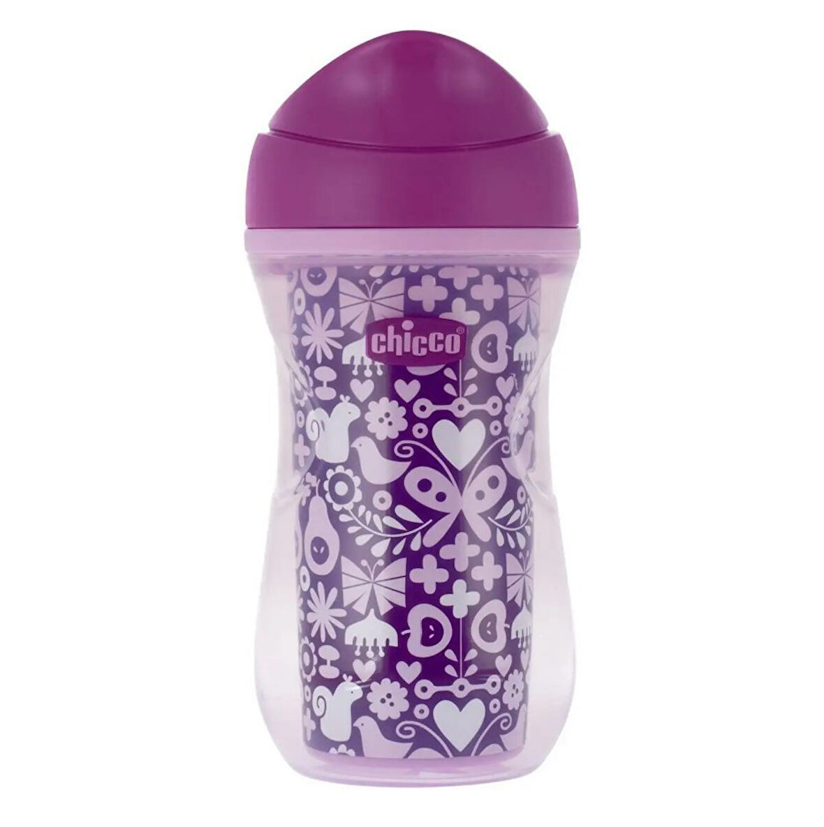 Chicco Isı Yalıtımlı Active Bardak 14 Ay+ 266 ml - Purple