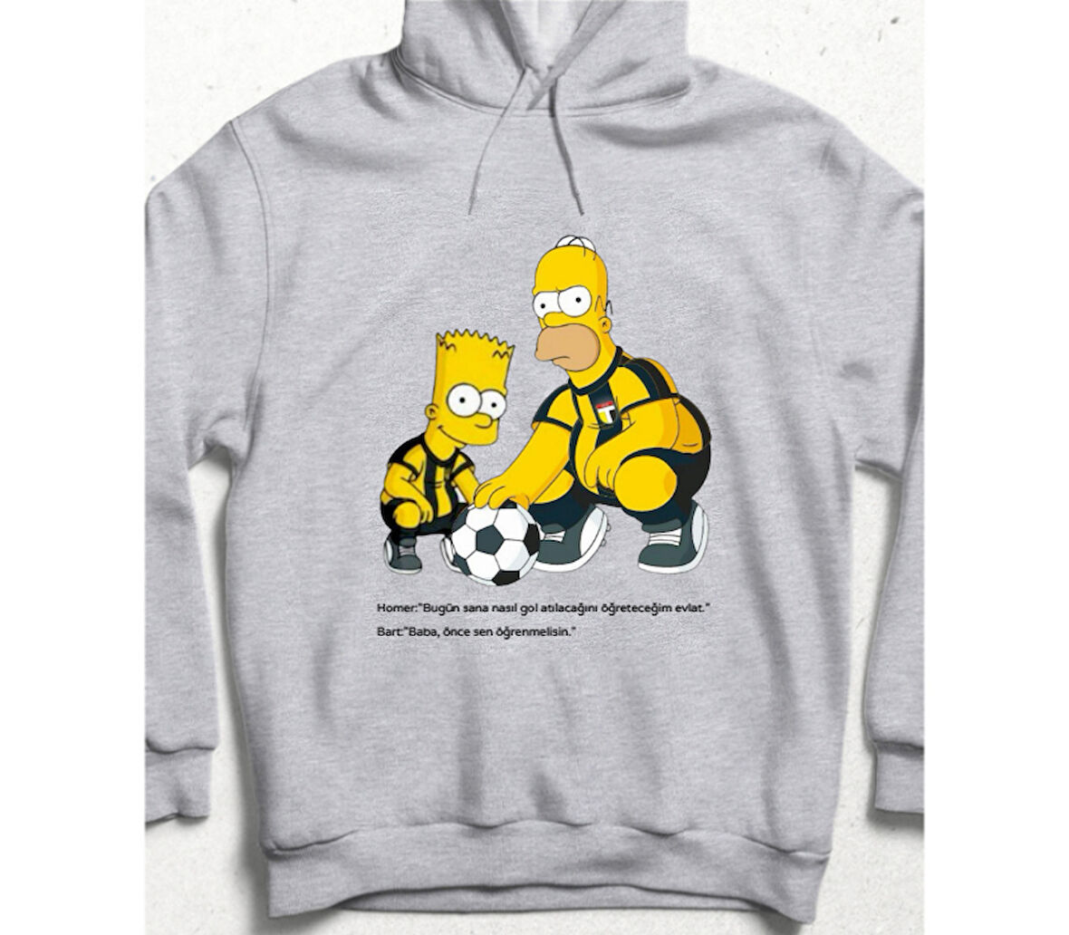 Baba-Oğul Futbol Kapüşonlu Sweatshirt