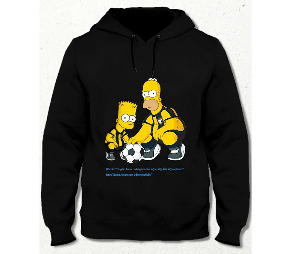 Baba-Oğul Futbol Kapüşonlu Sweatshirt