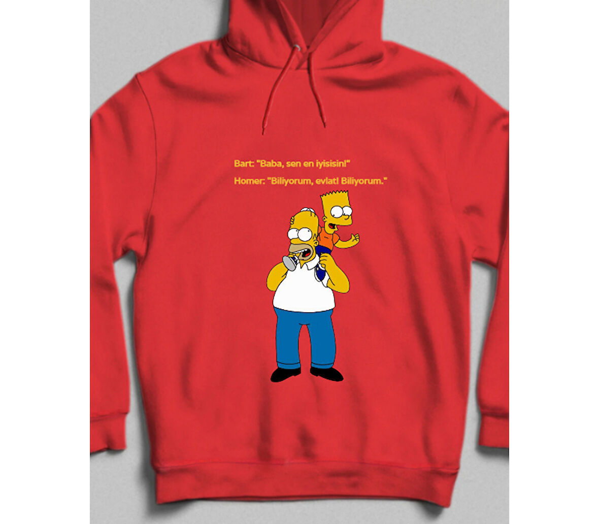 Baba Sen En İyisin! Kapüşonlu Sweatshirt