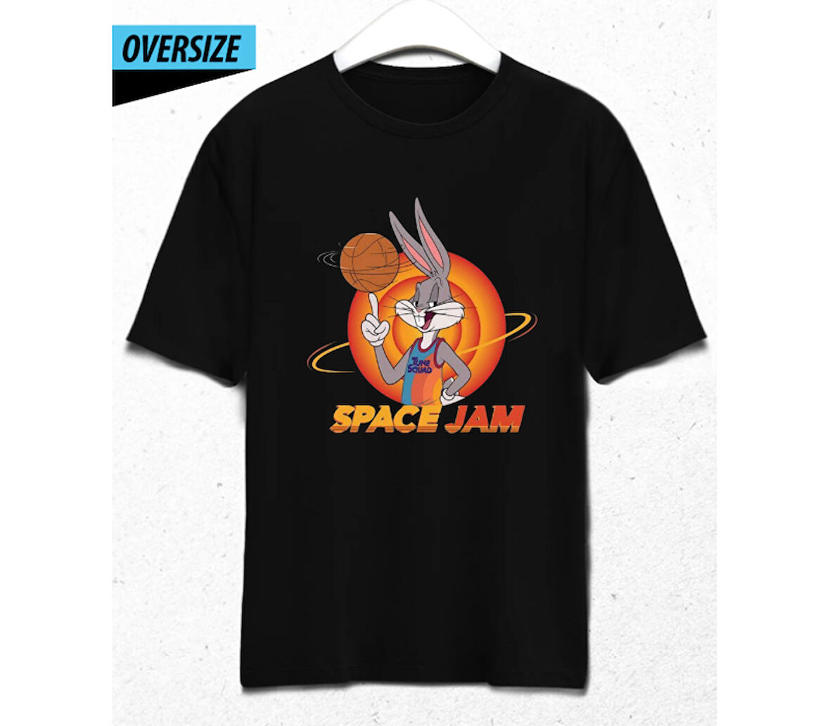 Orbit Dunker Oversize Unisex T-shirt Siyah