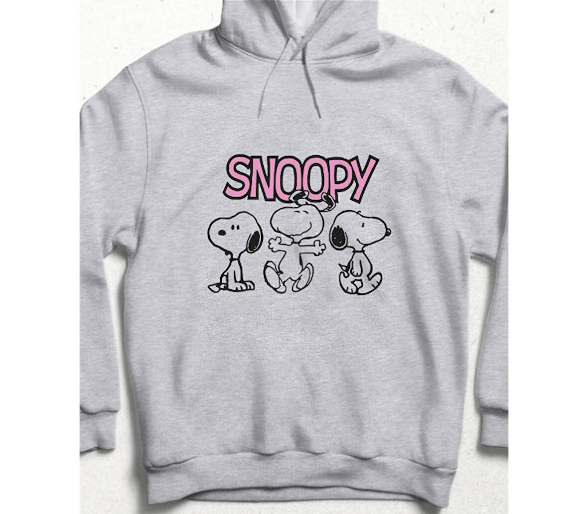Chill Like Snoopy Unisex Sweatshirt Gri
