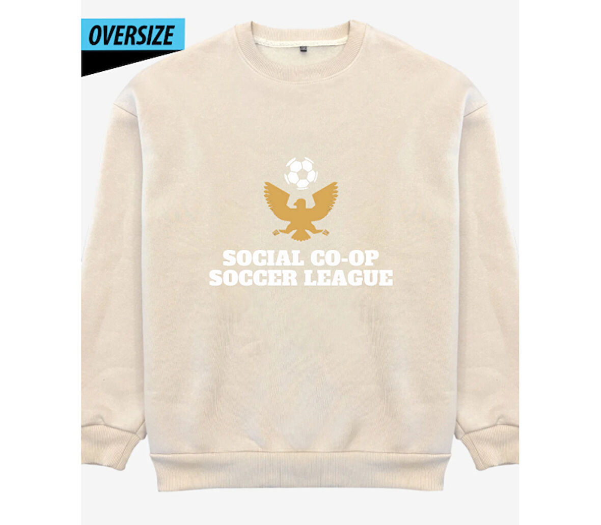 Game On Oversize Sweatshirt Kırmızı