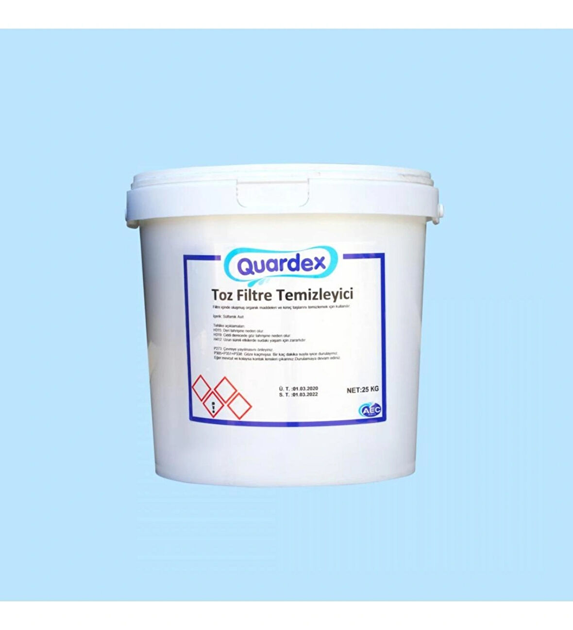 QUARDEX FİTRE TEMİZLEYİCİ TOZ 25 KG