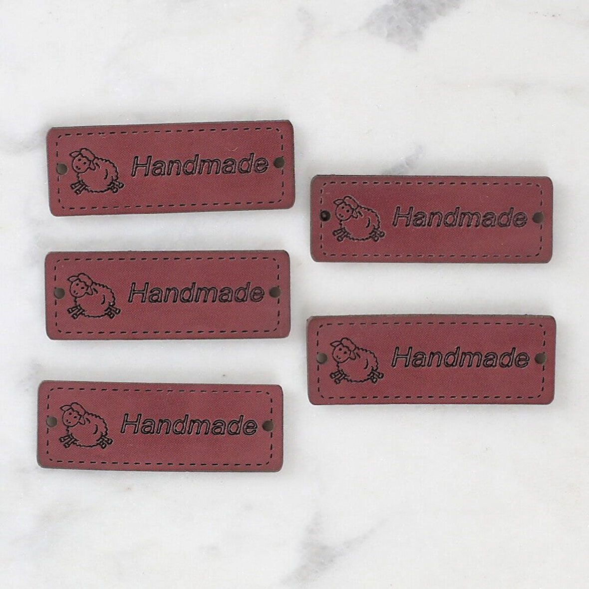  Crafts Handmade Deri Arma 5 Adet - 1556