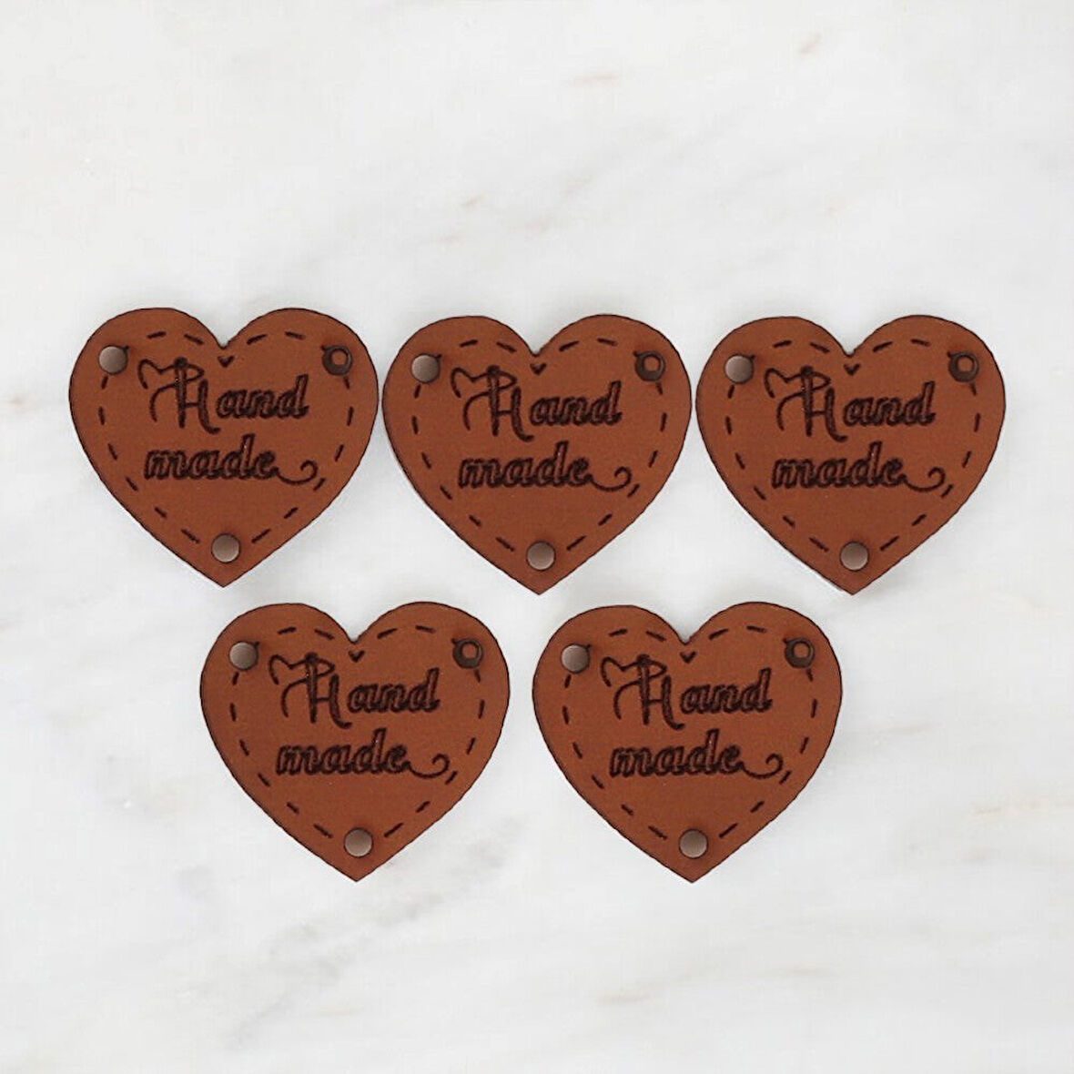  Crafts Handmade Deri Arma 5 Adet - 1562