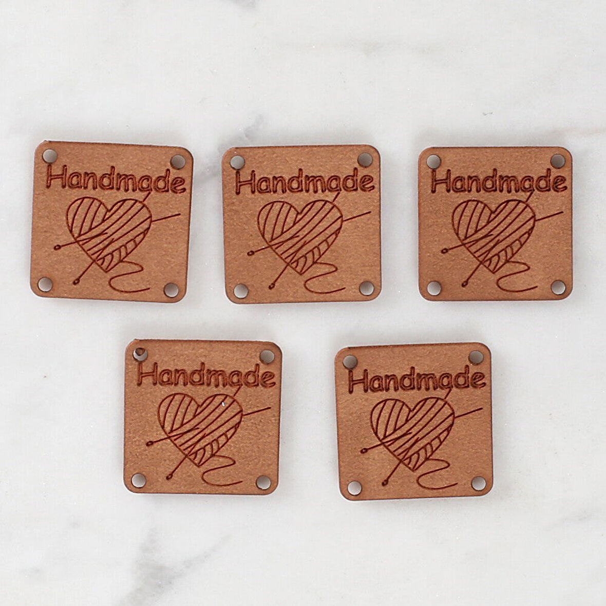  Crafts Handmade Deri Arma 5 Adet - 1596