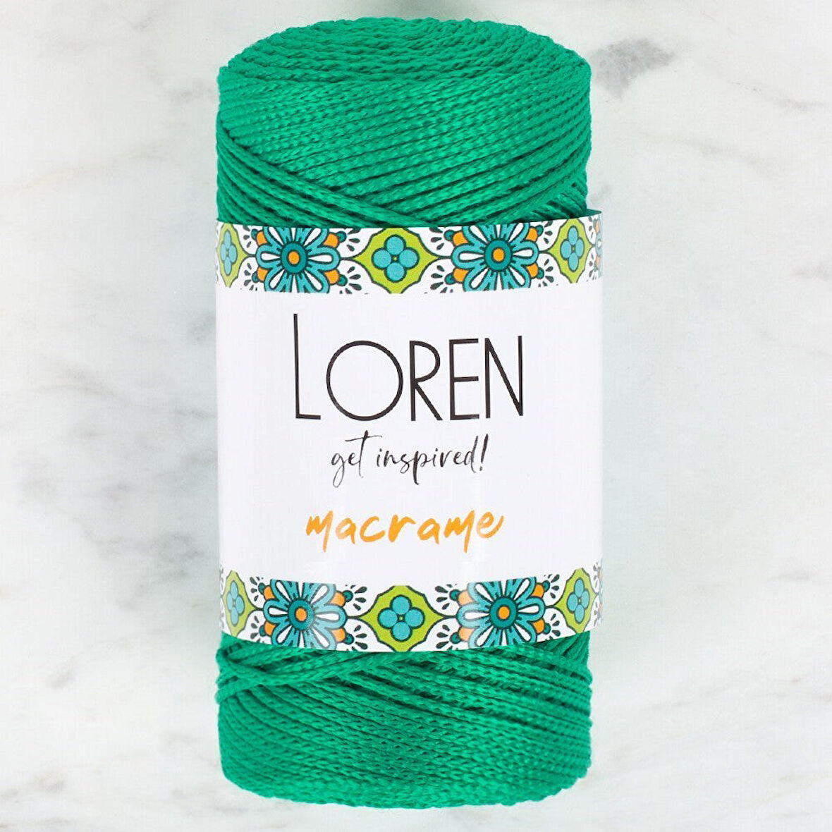  Macrame Yeşil El Örgü İpi - RM 0175 - 34339