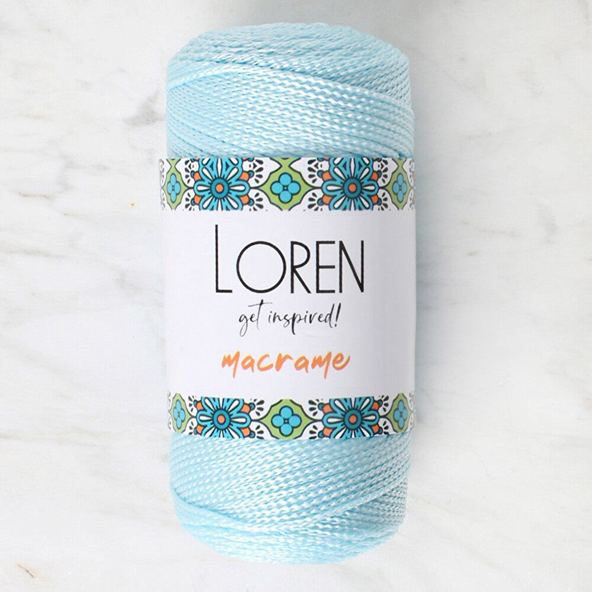  Macrame Bebe Mavi El Örgü İpi - RM 0221 - 34354