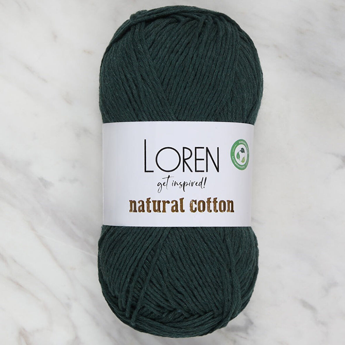  Natural Cotton Yeşil El Örgü İpi - R073