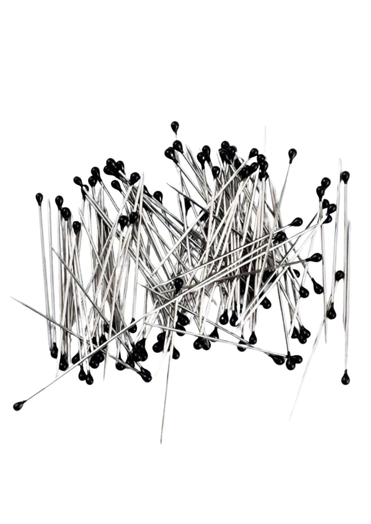 Minelli İğne Kutulu Siyah Başlı 100'lü