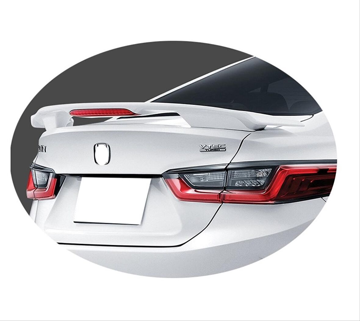 CITY 2020+ IÇIN UYUMLU SPOILER  PIANO BLACK (PARLAK SIYAH)