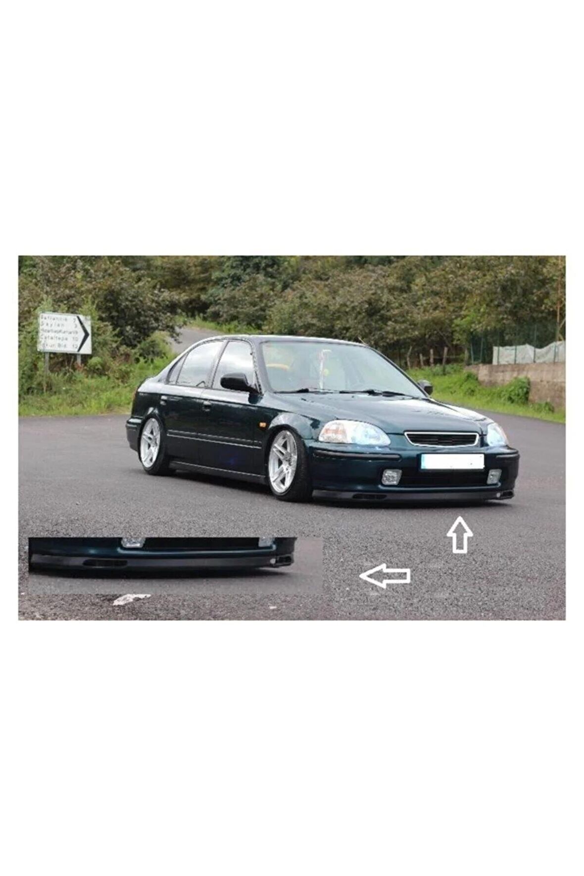 Honda Civic Ies Laguna Lip Ön Tampon Eki 2 Parça