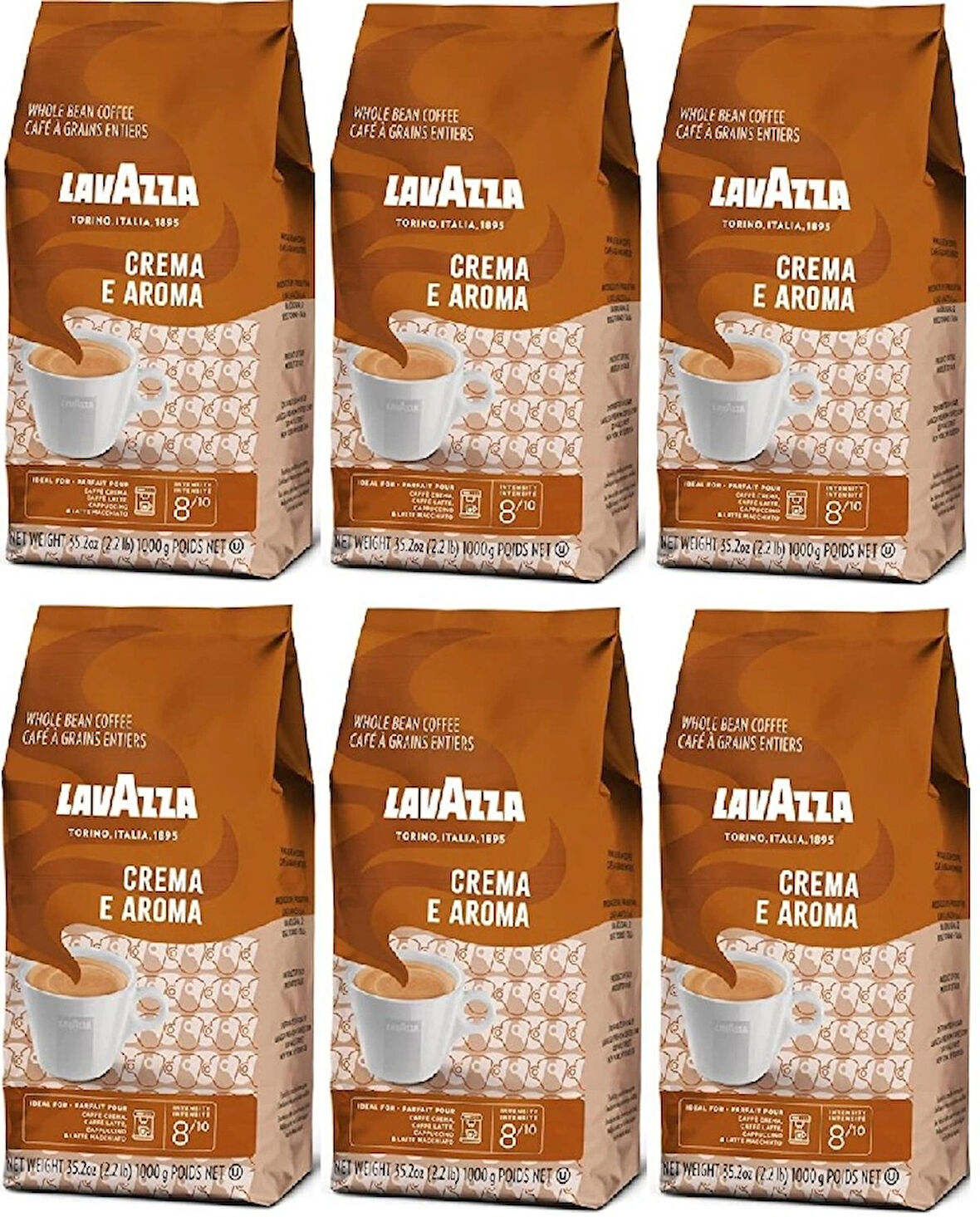 Crema E Aroma Çekirdek Kahve 6 X 1 Kg