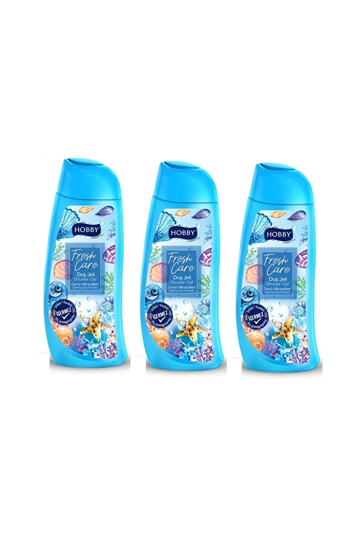 Duş Jeli Fresh Care Deniz Mineralleri 500 ml X 3 Adet
