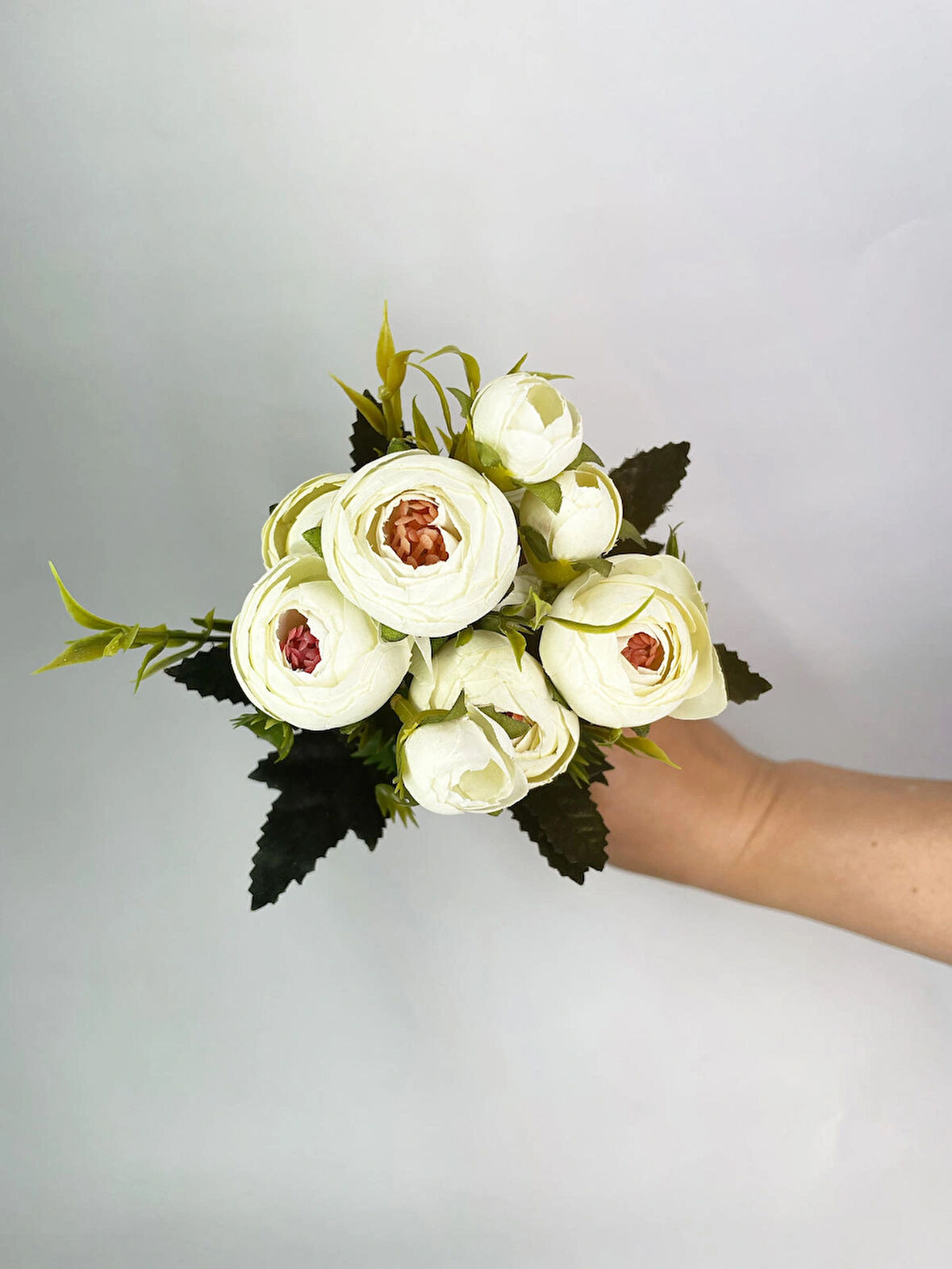 Lux Yapay Çiçek - Şakayık Buket - 30cm