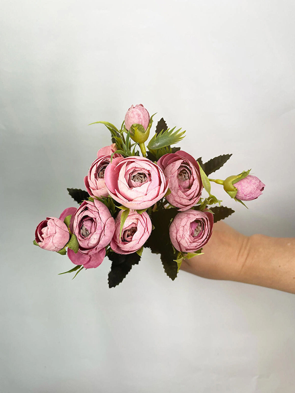 Lux Yapay Çiçek - Şakayık Buket - 30cm