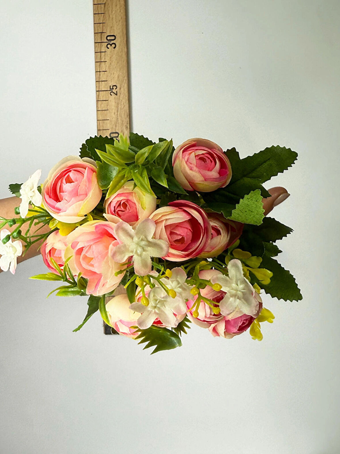 Yapay Çiçek - Mineli Şakayık Küçük Buket - 30cm yükseklik