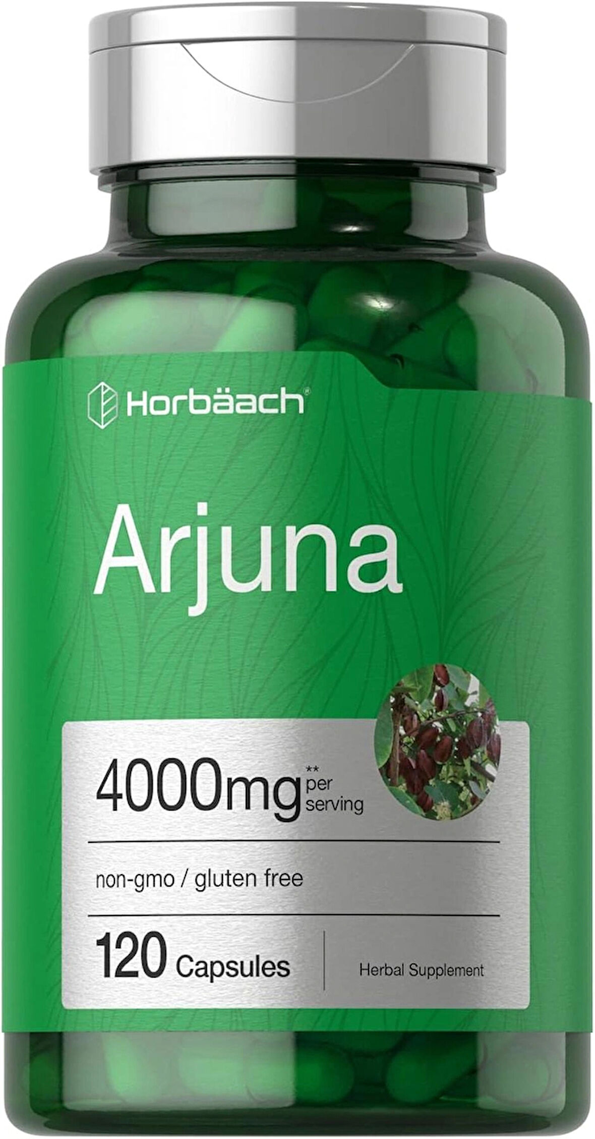 Horbaach Arjuna Heart Support 4000mg 120 Caps
