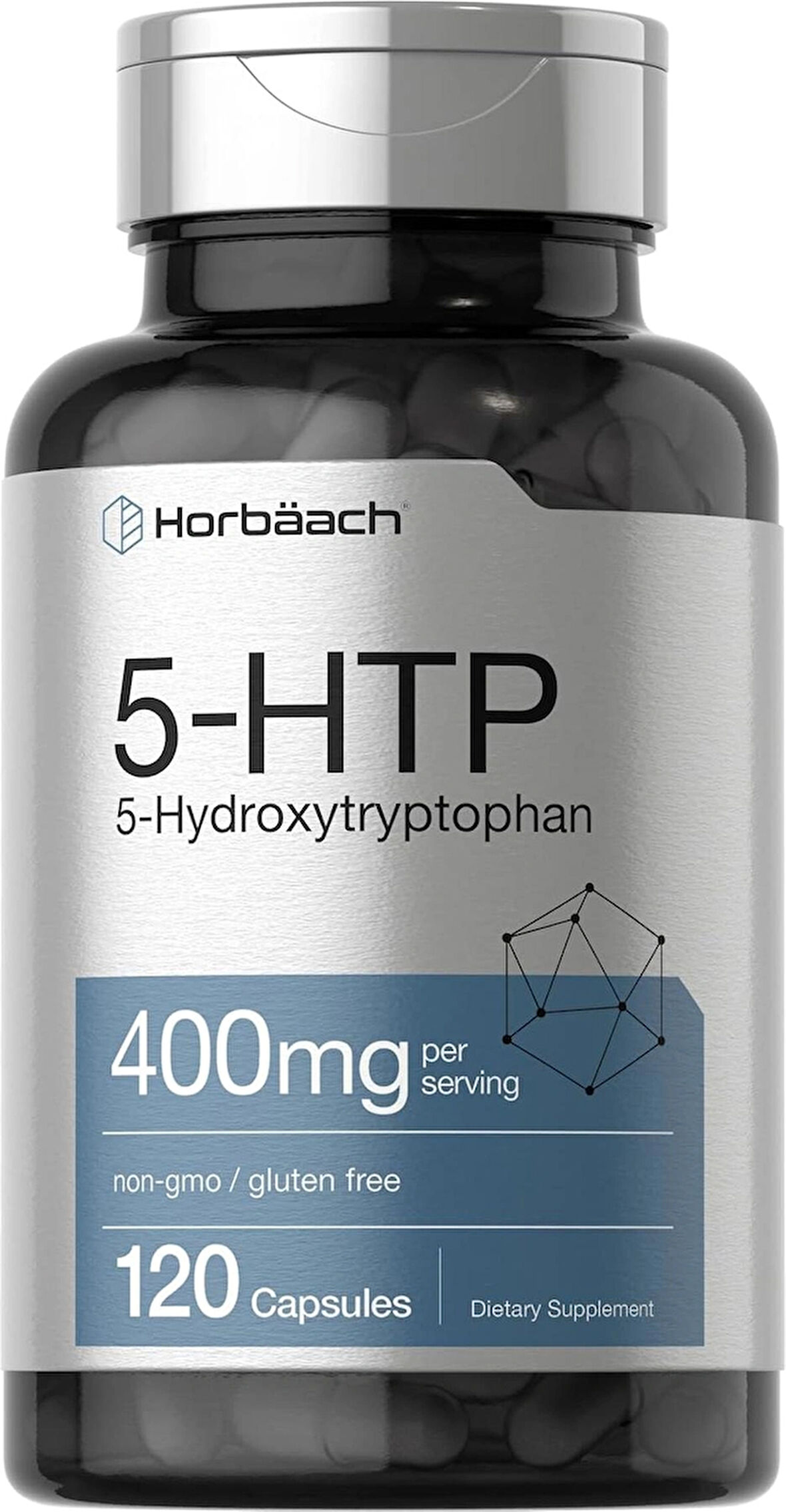 Horbäach 5-HTP Hidroksitriptofan 400mg 120 Caps