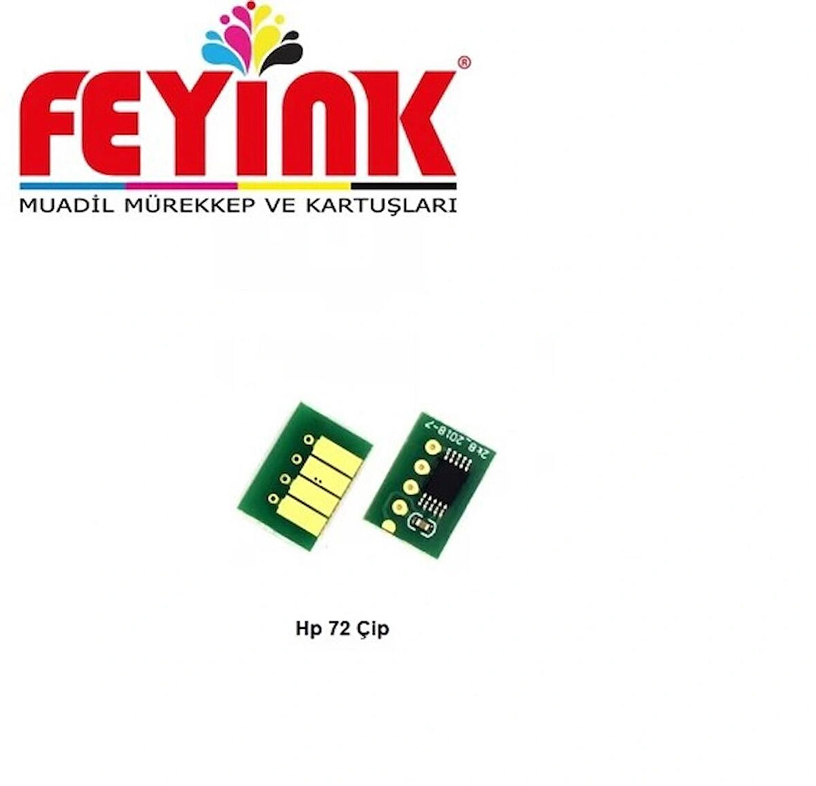 Feyink® Hp 72 Photo Black (PK) Çip Resetleyicili T610/T770/T790/T795/T1300/T2300 Chip							