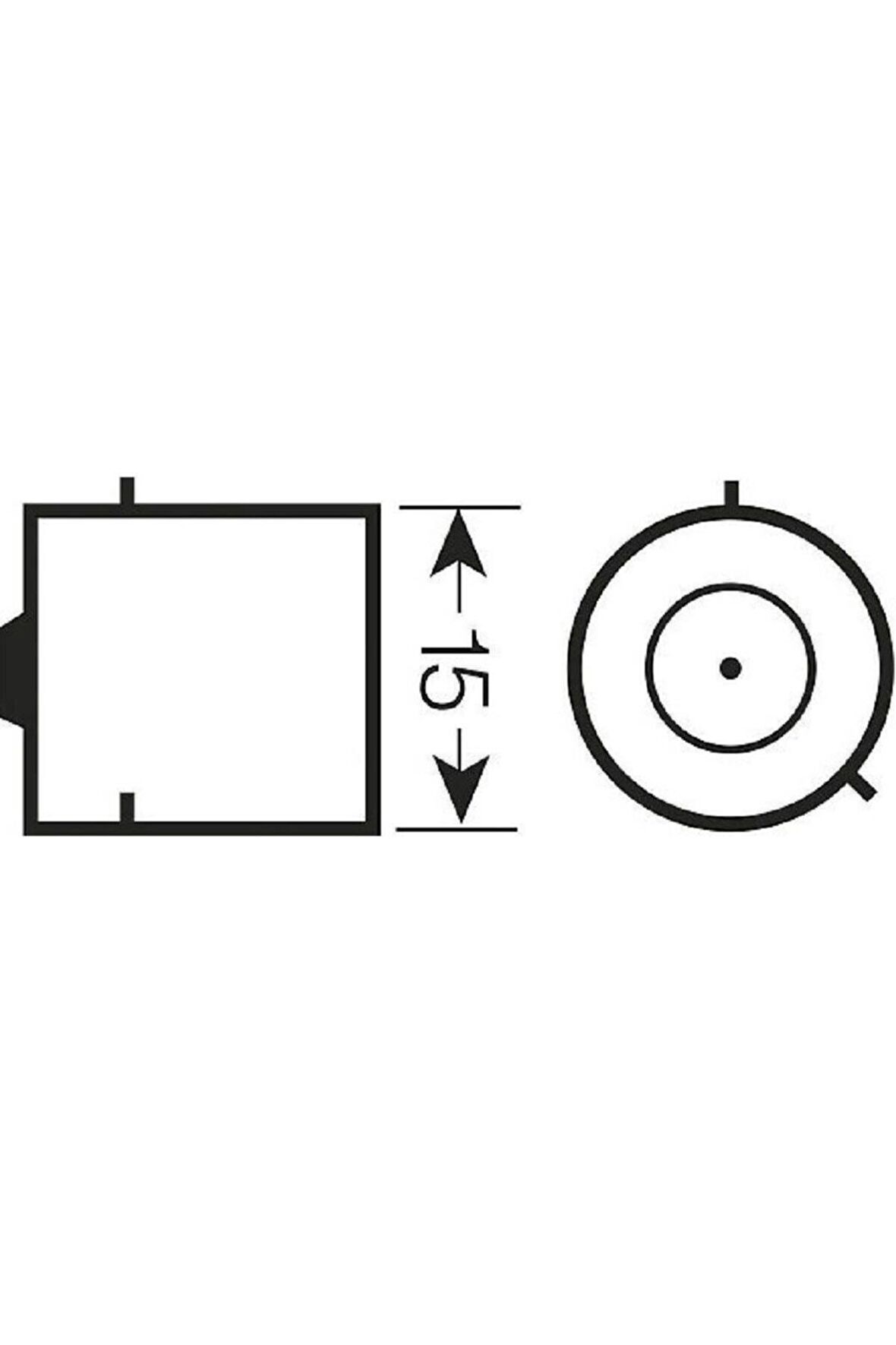 12 Volt 21w Turuncu Sinyal Ampulu Bau15s 63217160791
