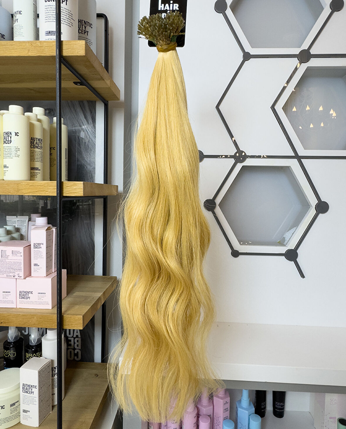 HairPim Professional (0.8 Gr) Bal Köpüğü 50 Adet 70 Cm Yeni Nesil Kaynak Saç HP353