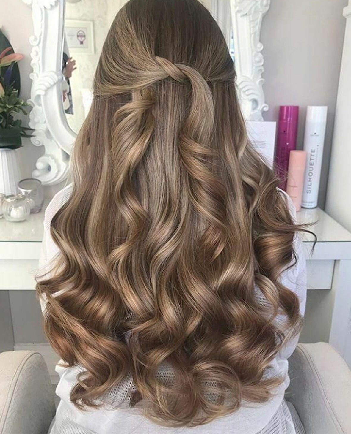 HairPim Professional (0.6 Gr) Küllü Bej Kumral 50 Adet 70 Cm Yeni Nesil Kaynak Saç HPKBK362