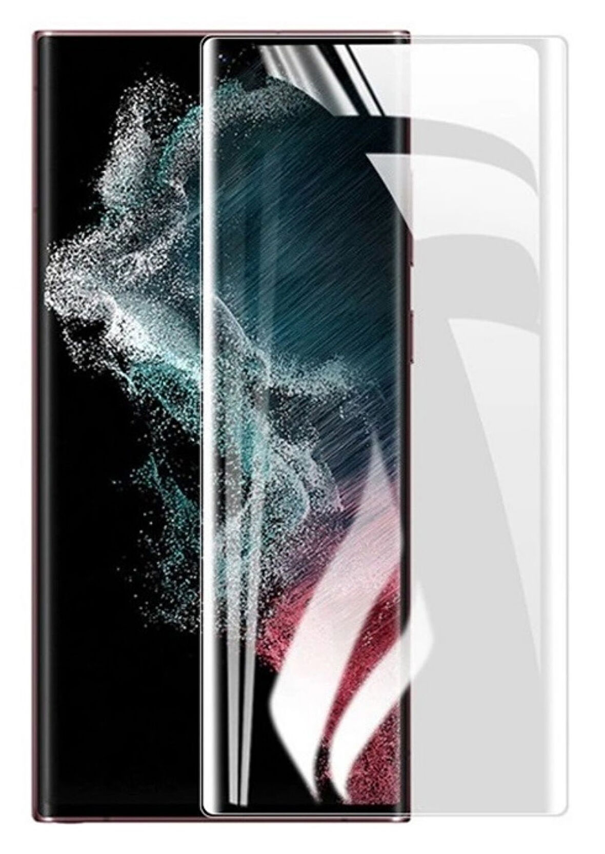 Poco X7 5G Kavisli Ekran Koruyucu Nano Pet Film - Extra Darbe Koruma - Ekranı Tam Kaplar