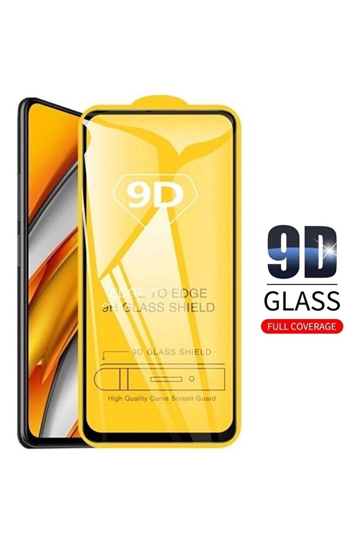 Reeder S71 Ekran Koruyucu 9D Kırılmaz Cam - Extra Darbe Koruma - Ekranı Tam Kaplar