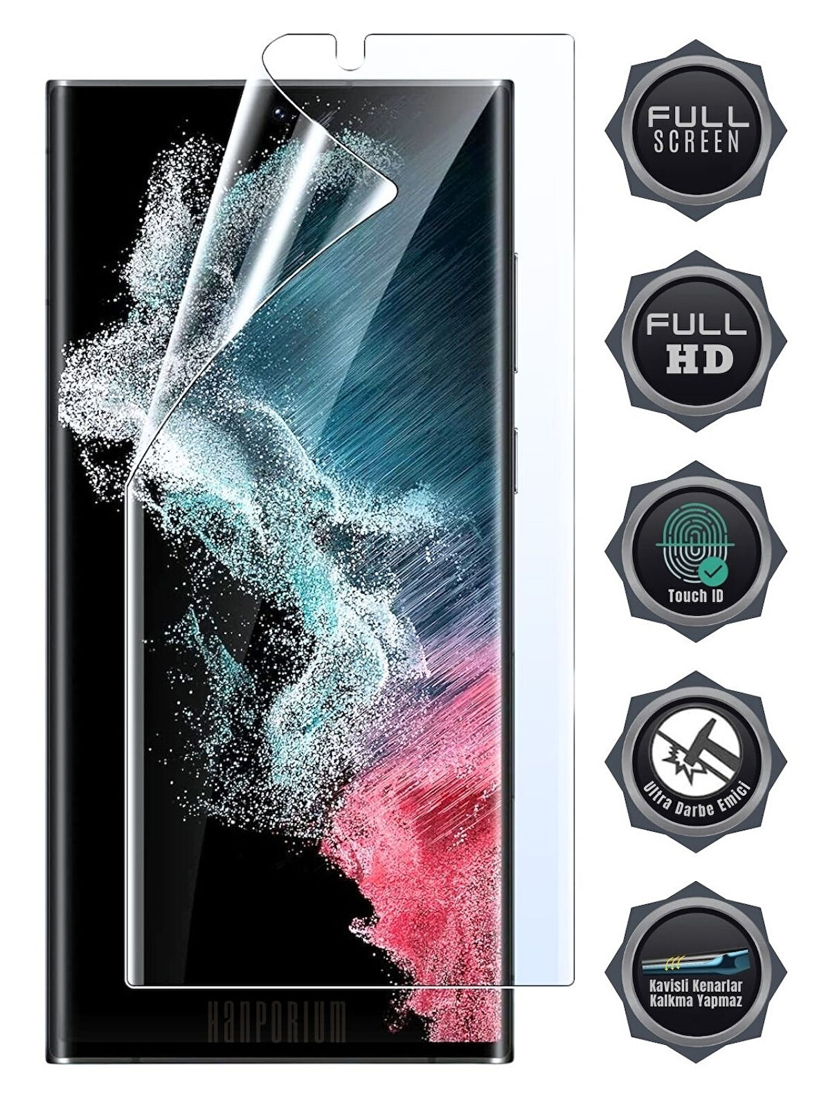 Xiaomi Mix Fold 4 Ekran Koruyucu Esnek Nano Hydrogel Film - Extra Darbe Emici Etkin Koruma - Ekranı Tam Kaplar