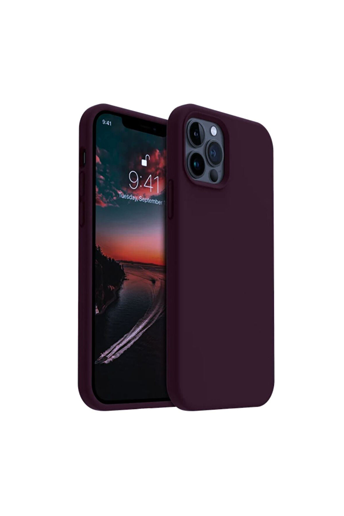 Apple iPhone 11 Pro Max Uyumlu Silikon Kılıf - Pastel Renk Esnek Tam Koruma Kapak - Mor