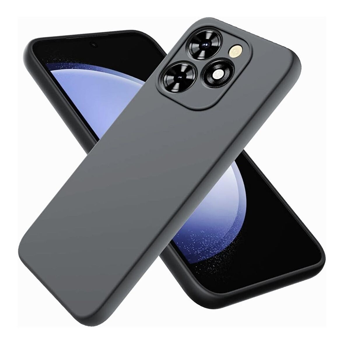 Tecno Spark 20 Pro Kamera Korumalı Esnek Silikon Kılıf - Pastel Renk Tonu - Ultra Koruma