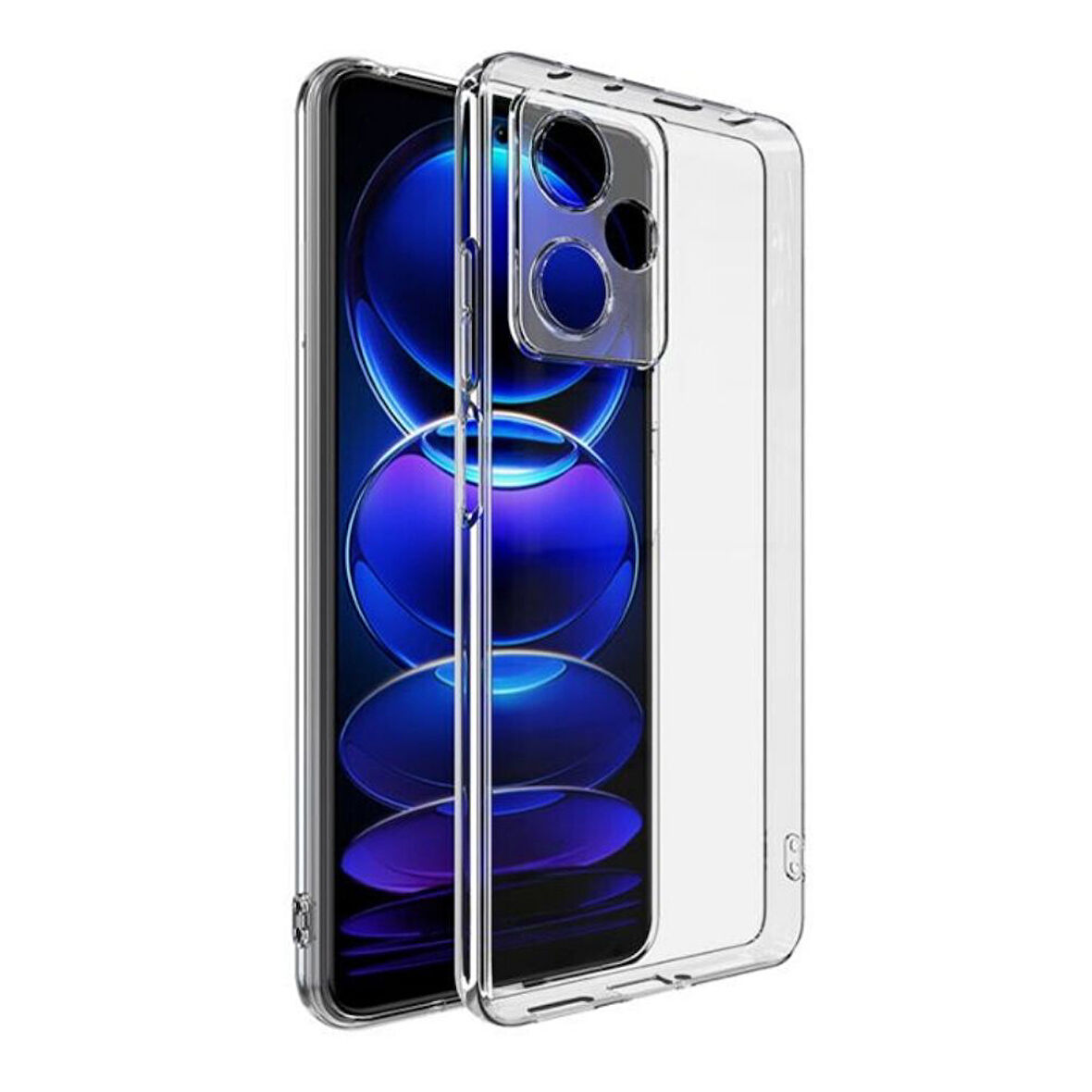 General Mobile GM 24 Pro Uyumlu Şeffaf Silikon Kılıf - Kamera Korumalı Esnek Tam Koruma Kapak