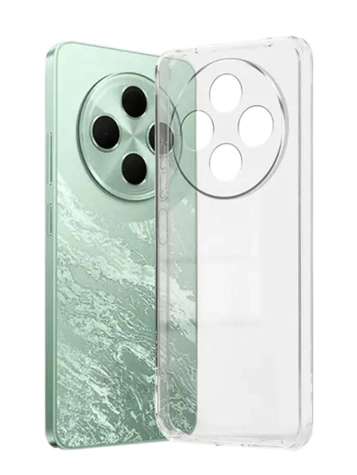 Tecno Spark 30 Uyumlu Şeffaf Silikon Kılıf - Kamera Korumalı Esnek Tam Koruma Kapak