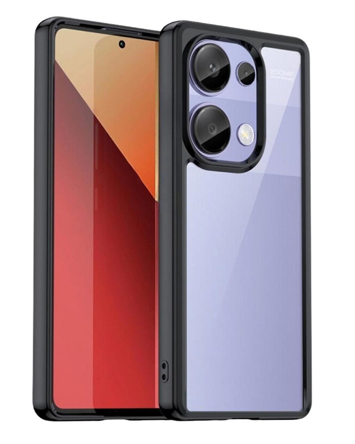Poco M6 Pro 4G Kılıf - Darbeye Dayanıklı Şeffaf Sert Pleksi Zırh Kapak