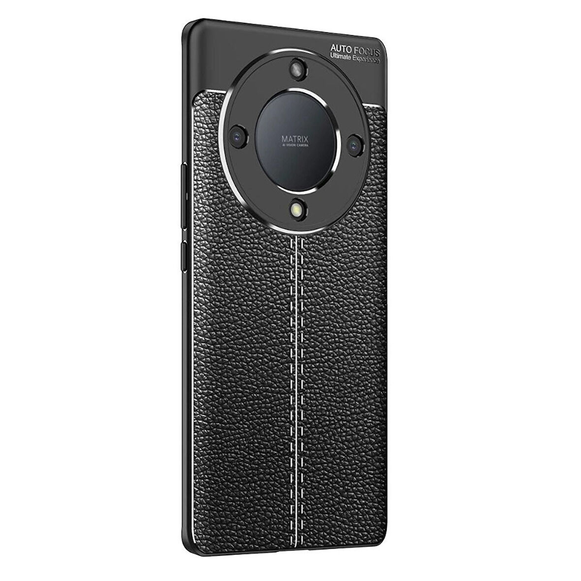 Honor Magic 6 lite Silikon Kılıf Deri Desenli Kamera Korumalı Darbe Emici Kapak