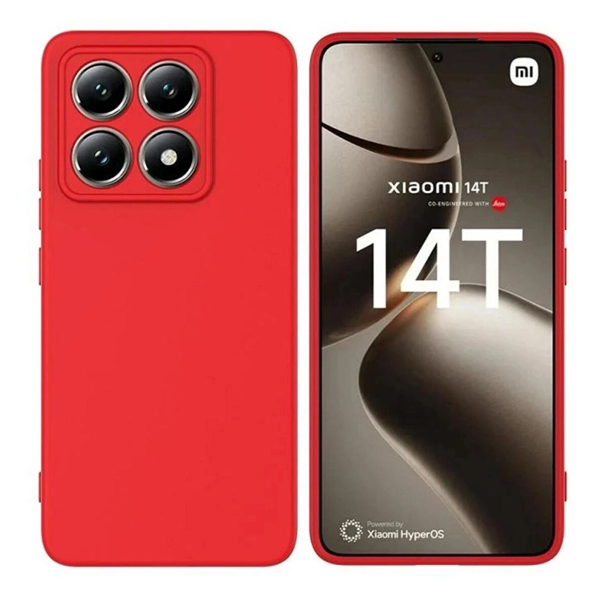 Xiaomi 14T Uyumlu Silikon Kılıf - Pastel Renk Tonu Esnek Tam Koruma Kapak 