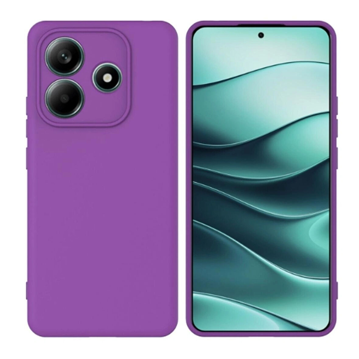 Redmi Note 14 5G Uyumlu Silikon Kılıf - Pastel Renk Tonu Esnek Tam Koruma Kapak 