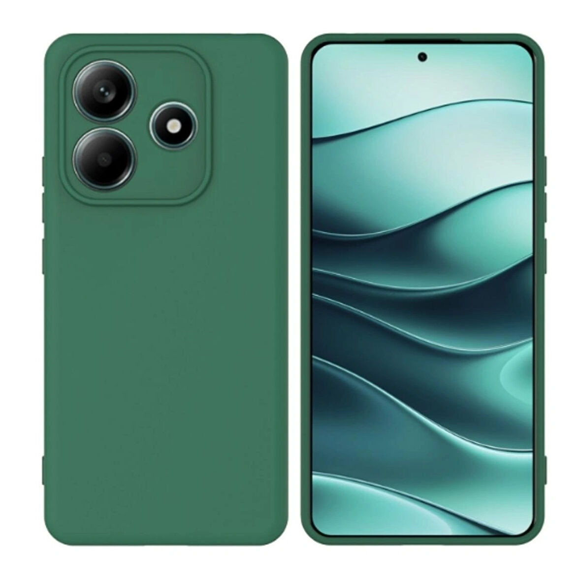 Redmi Note 14 5G Uyumlu Silikon Kılıf - Pastel Renk Tonu Esnek Tam Koruma Kapak 