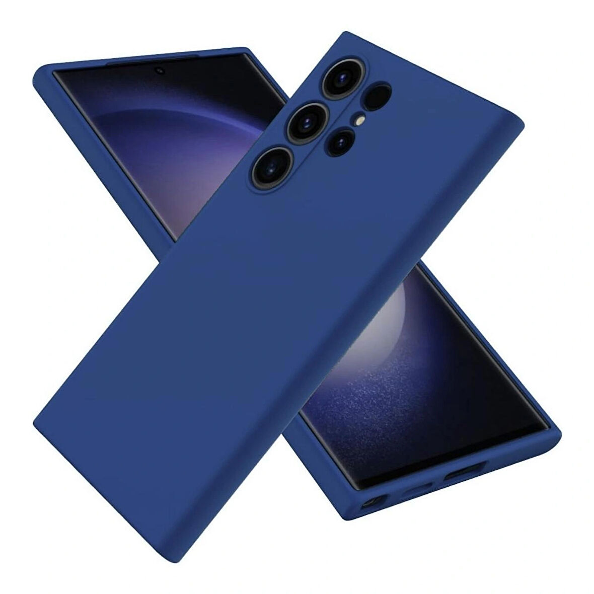 Samsung Galaxy S22 Ultra Uyumlu Silikon Kılıf - Pastel Renk Tonu Esnek Tam Koruma Kapak 