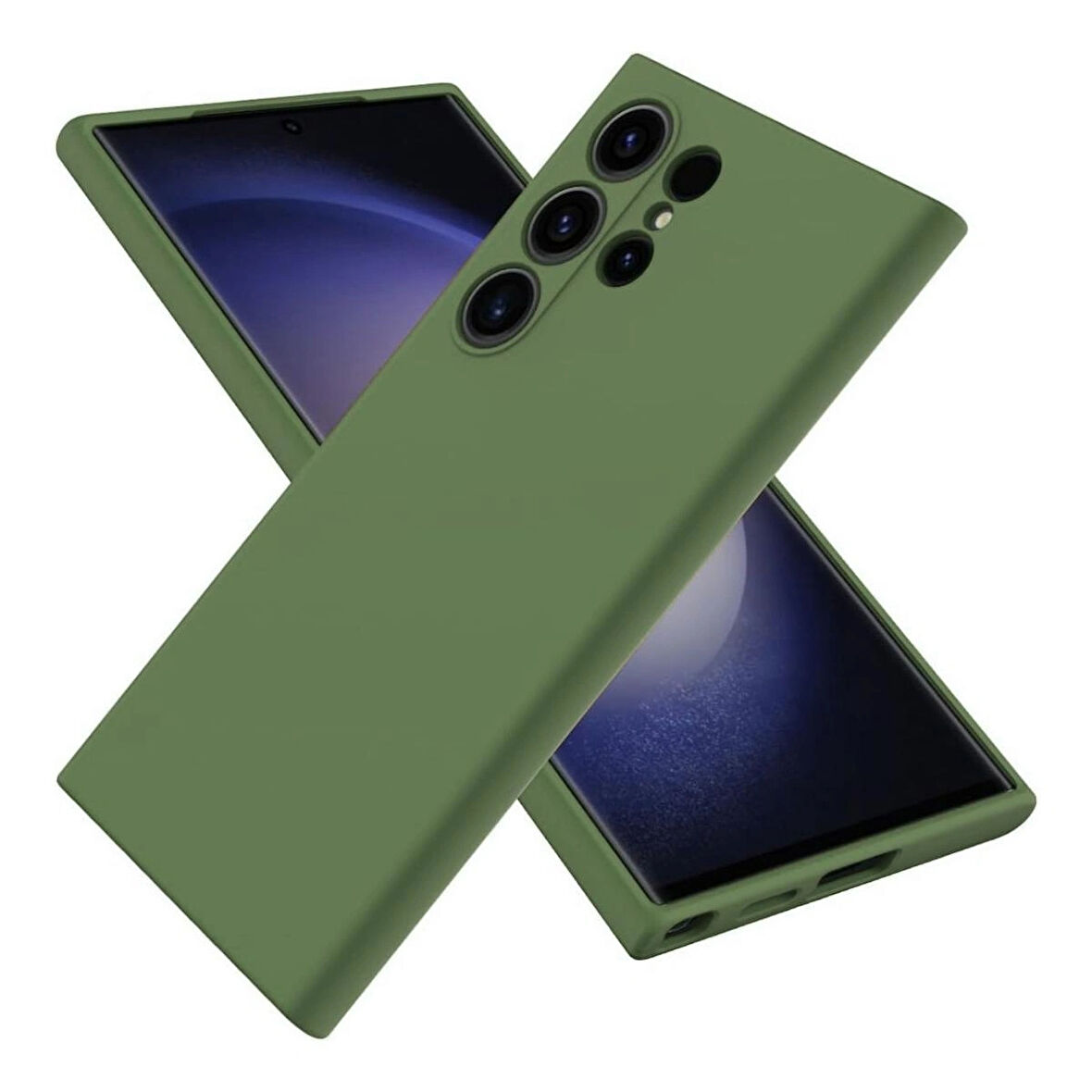 Samsung Galaxy S23 Ultra Uyumlu Silikon Kılıf - Pastel Renk Tonu Esnek Tam Koruma Kapak 