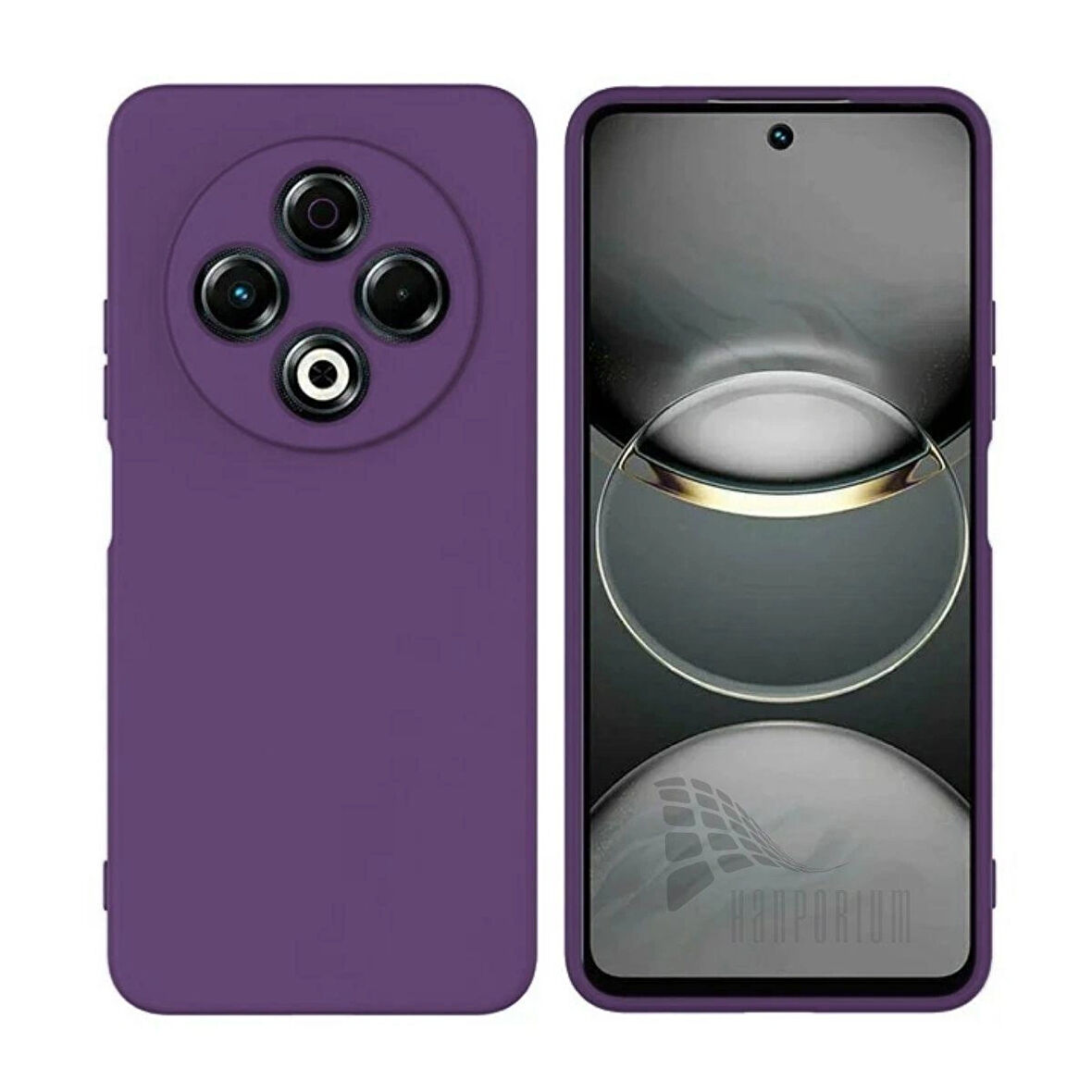 Tecno Spark 30 Uyumlu Silikon Kılıf - Kamera Korumalı Esnek Pastel Renk Kapak - Mor