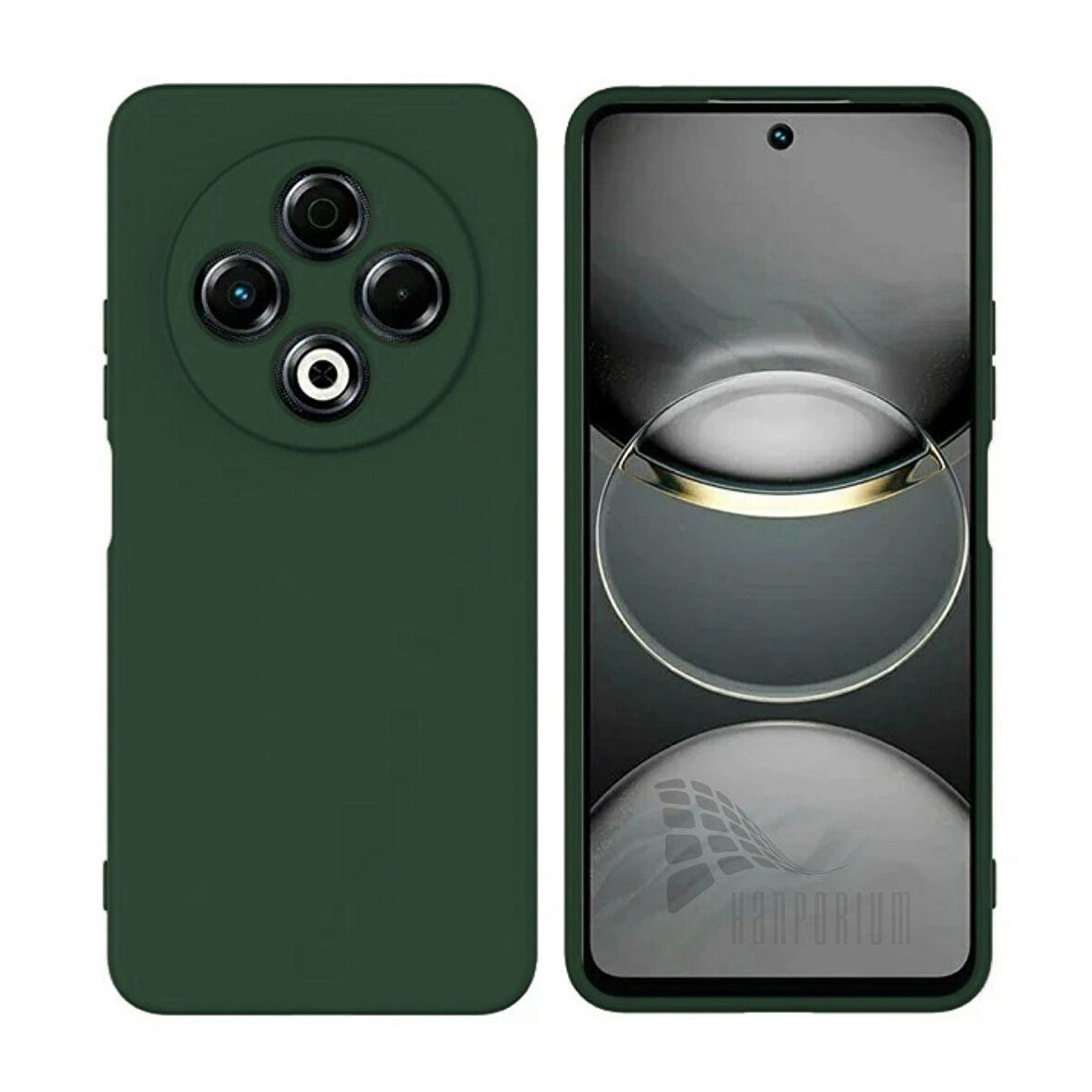 Tecno Spark 30 Uyumlu Silikon Kılıf - Kamera Korumalı Esnek Pastel Renk Kapak - Yeşil