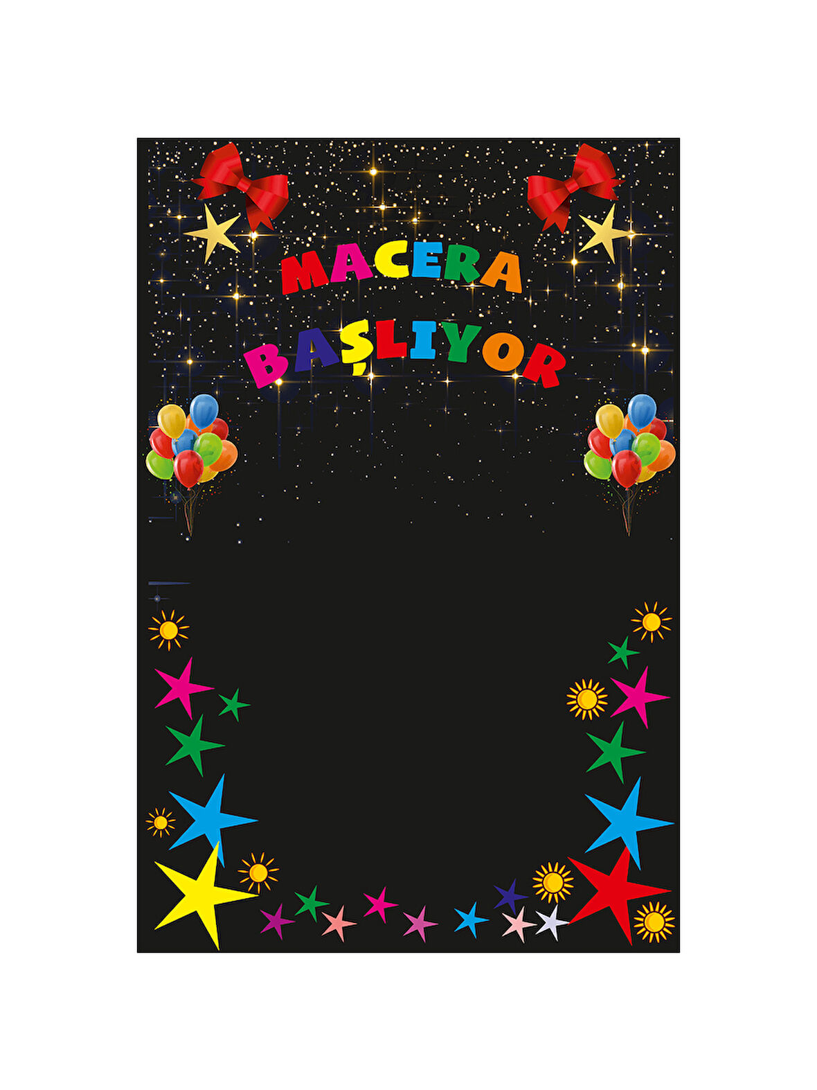 Macera Başlıyor Hatıra Fotoğraf Panosu Branda 100x150