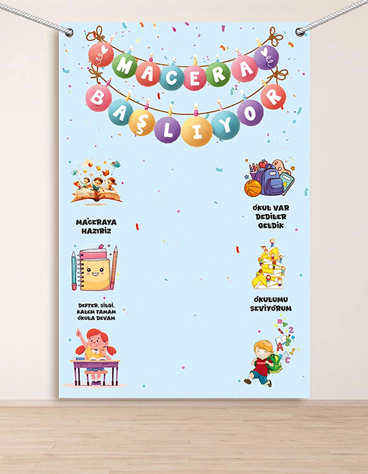 Macera Başlıyor Hatıra Fotoğraf Panosu Branda 160x200