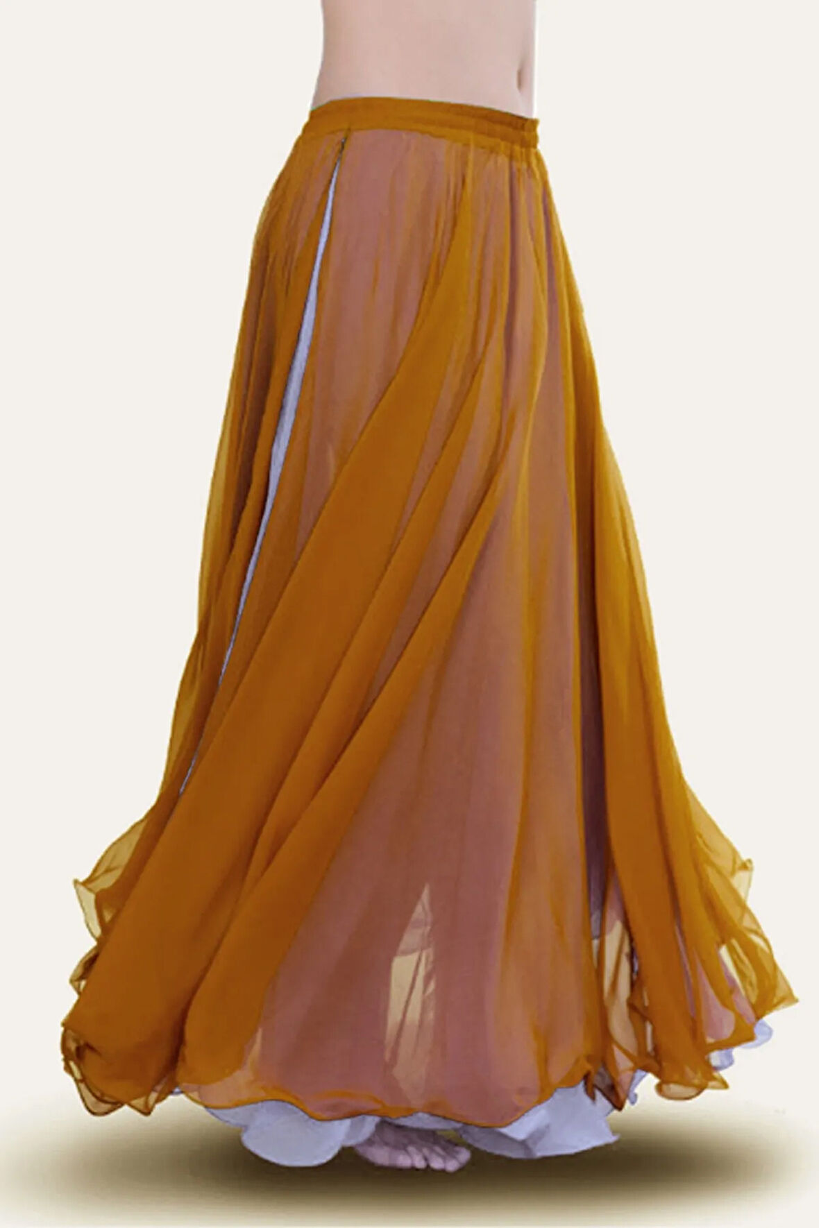 Çift Katlı Dansöz Oryantal Eteği